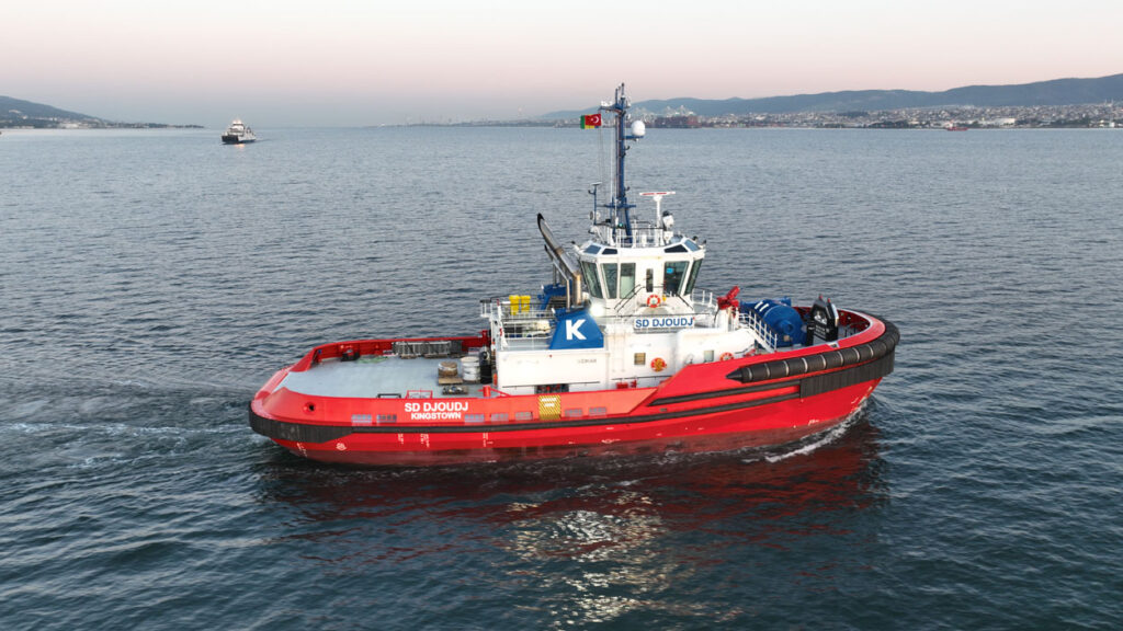 UZMAR delivers KOTUG’S SD DJOUDJ – the second of five advanced RAstar 3200W tugs, en route to Senegal