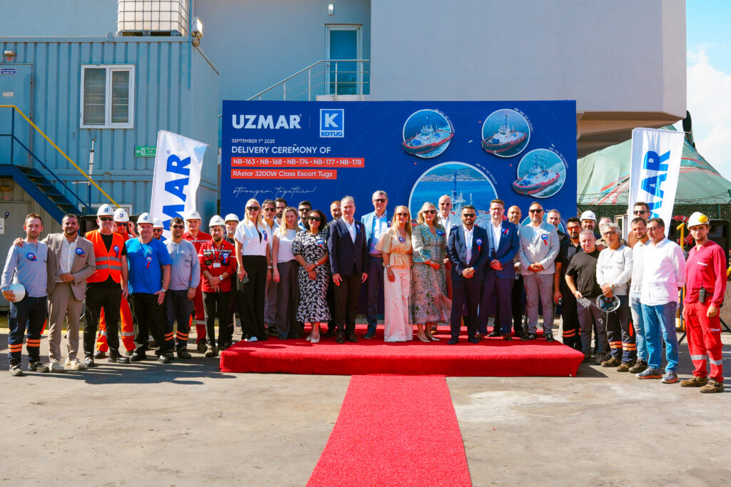 KOTUG AND UZMAR CELEBRATE THE DELIVERY OF THE FIFTH NEWLY BUILT TUG FOR OFFSHORE LNG SUPPORT