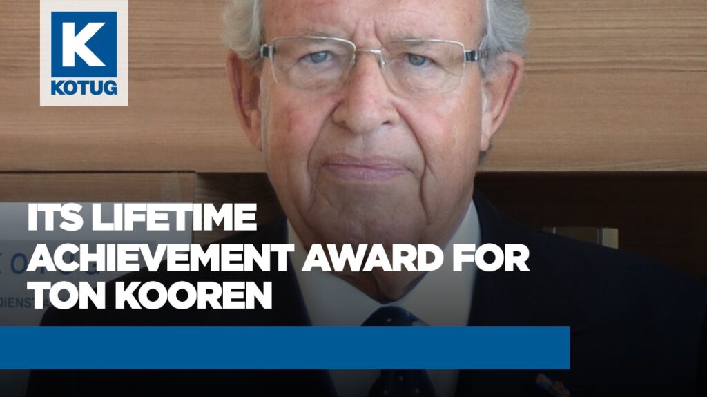 TON KOOREN RECEIVES PRESTIGIOUS ITS LIFETIME ACHIEVEMENT AWARD 2023